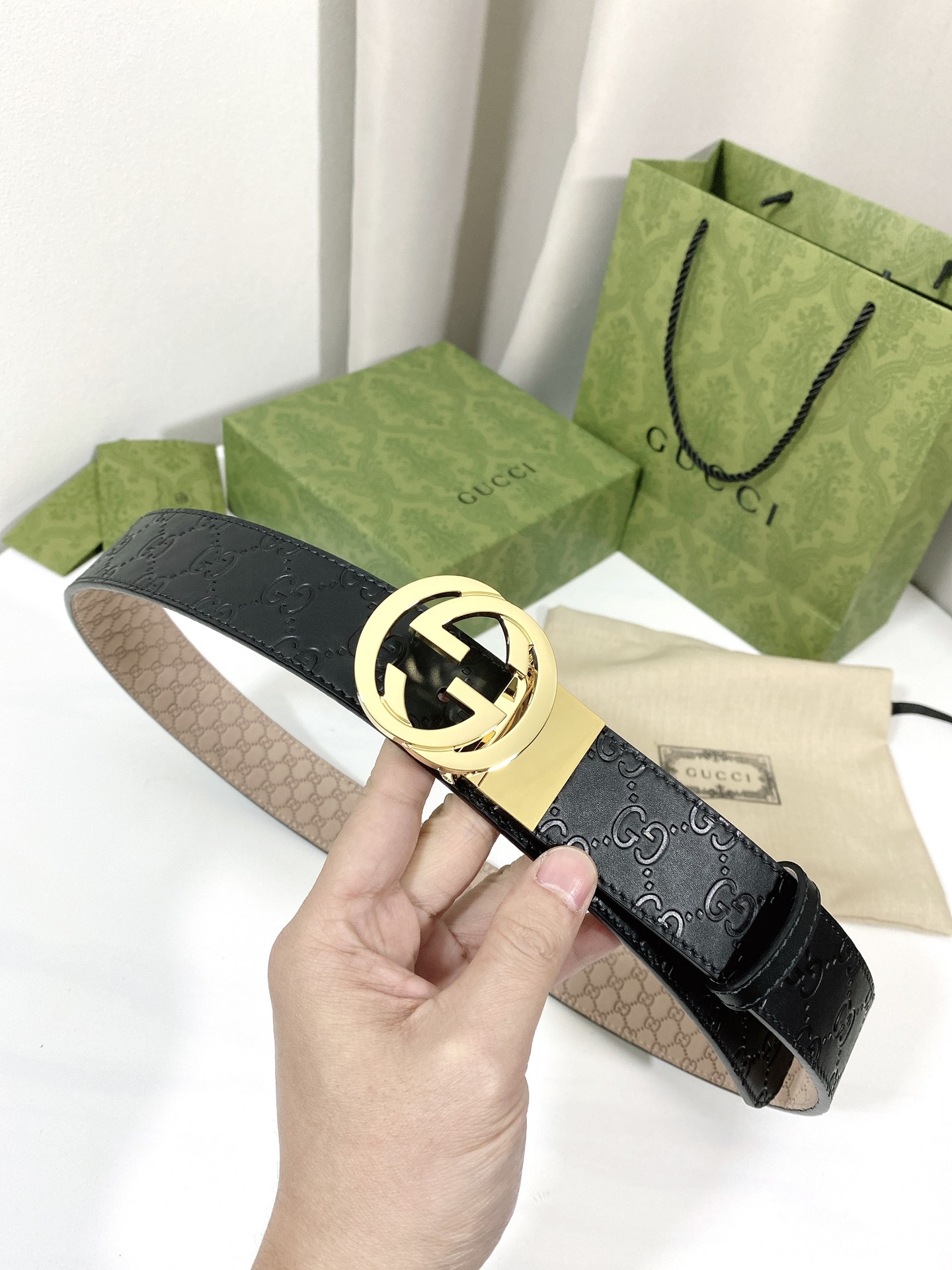 G*ucci Belts Top Quality 38MM