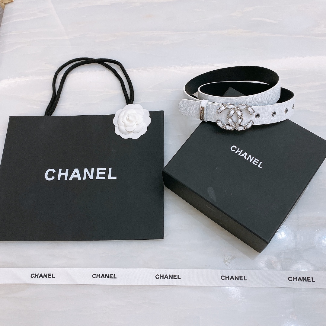 C*hanel Belts Top Quality 30MM
