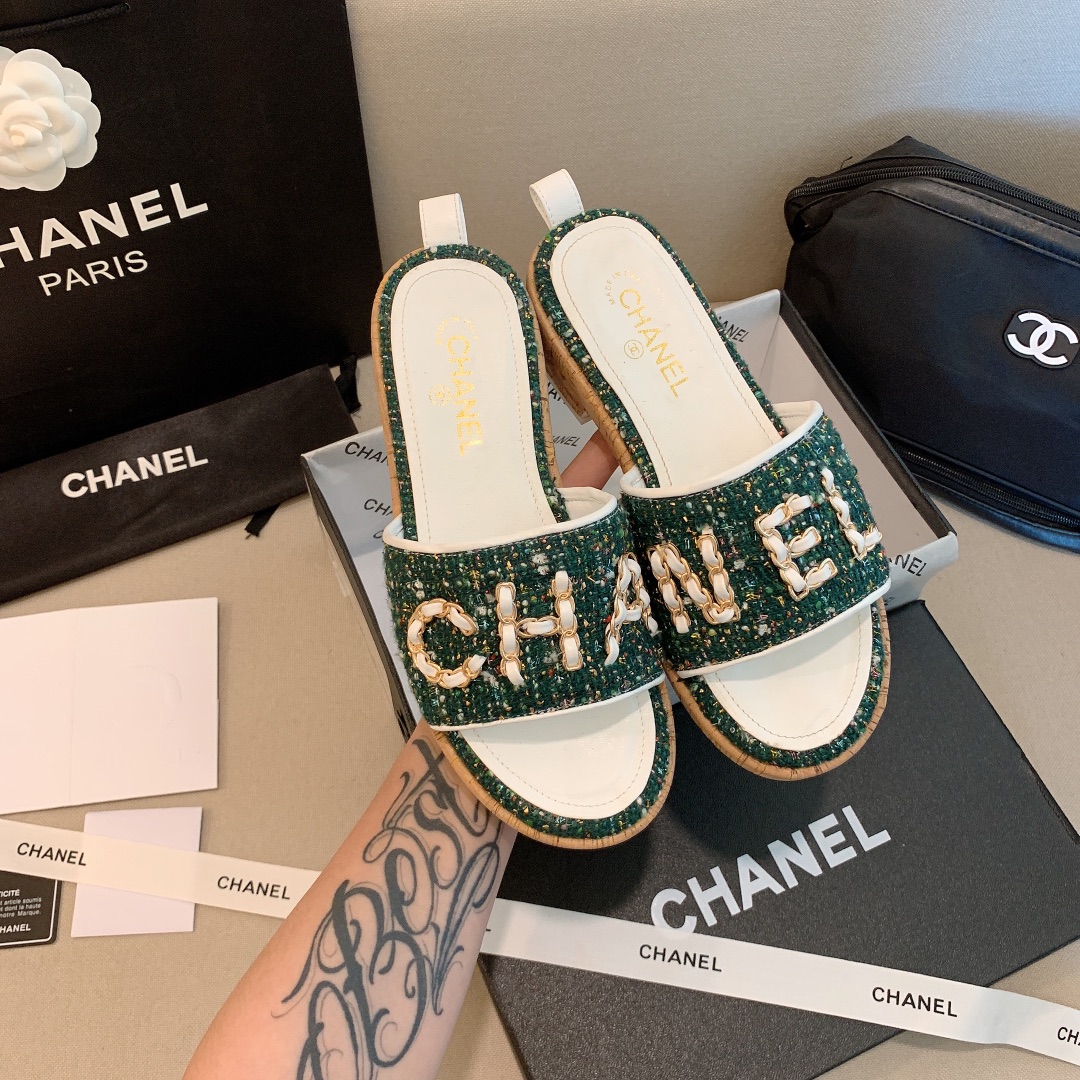 Women C*hanel Top Sandals