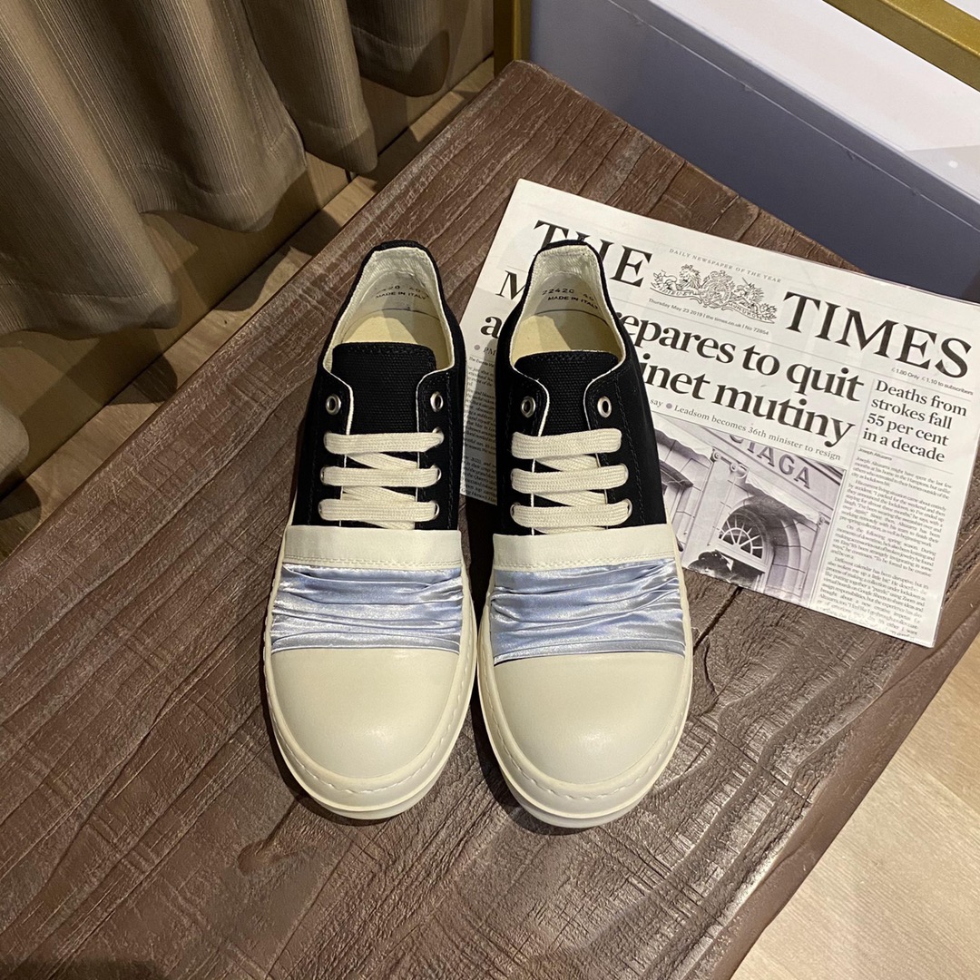 Men Women R*ick O*wens Top Sneaker