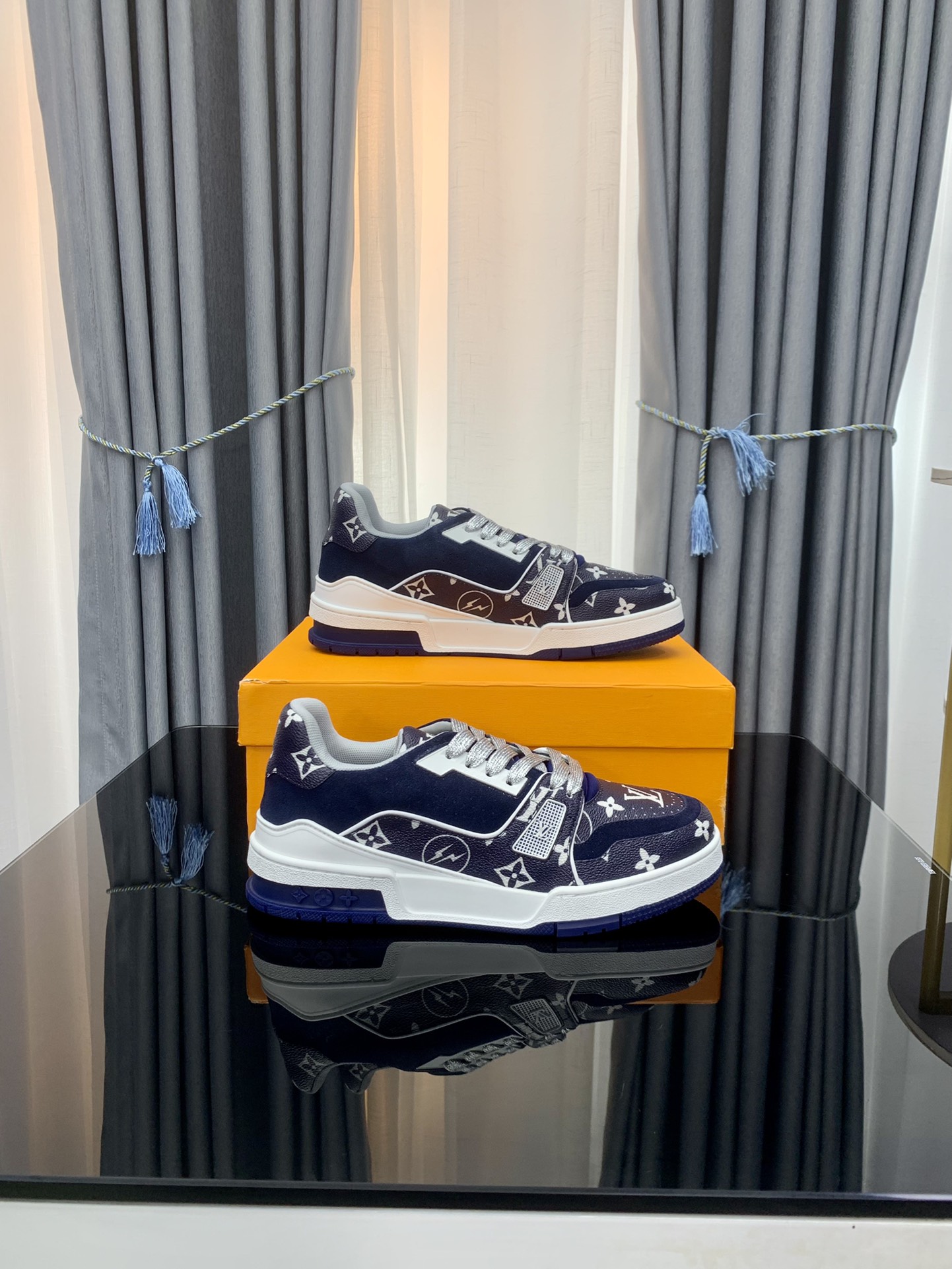 Men Women L*ouis V*uitton Top Sneakers