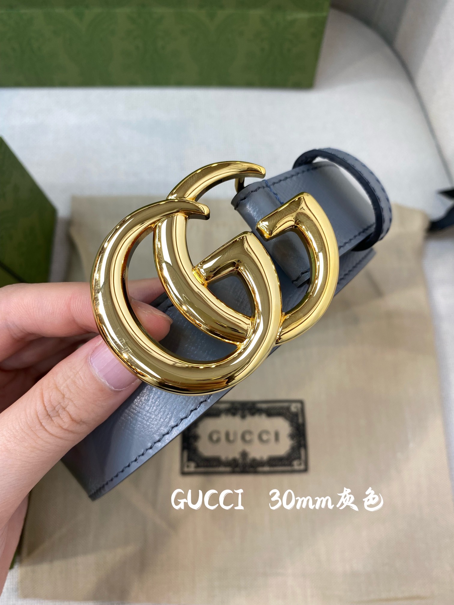 G*ucci Belts Top Quality 30MM
