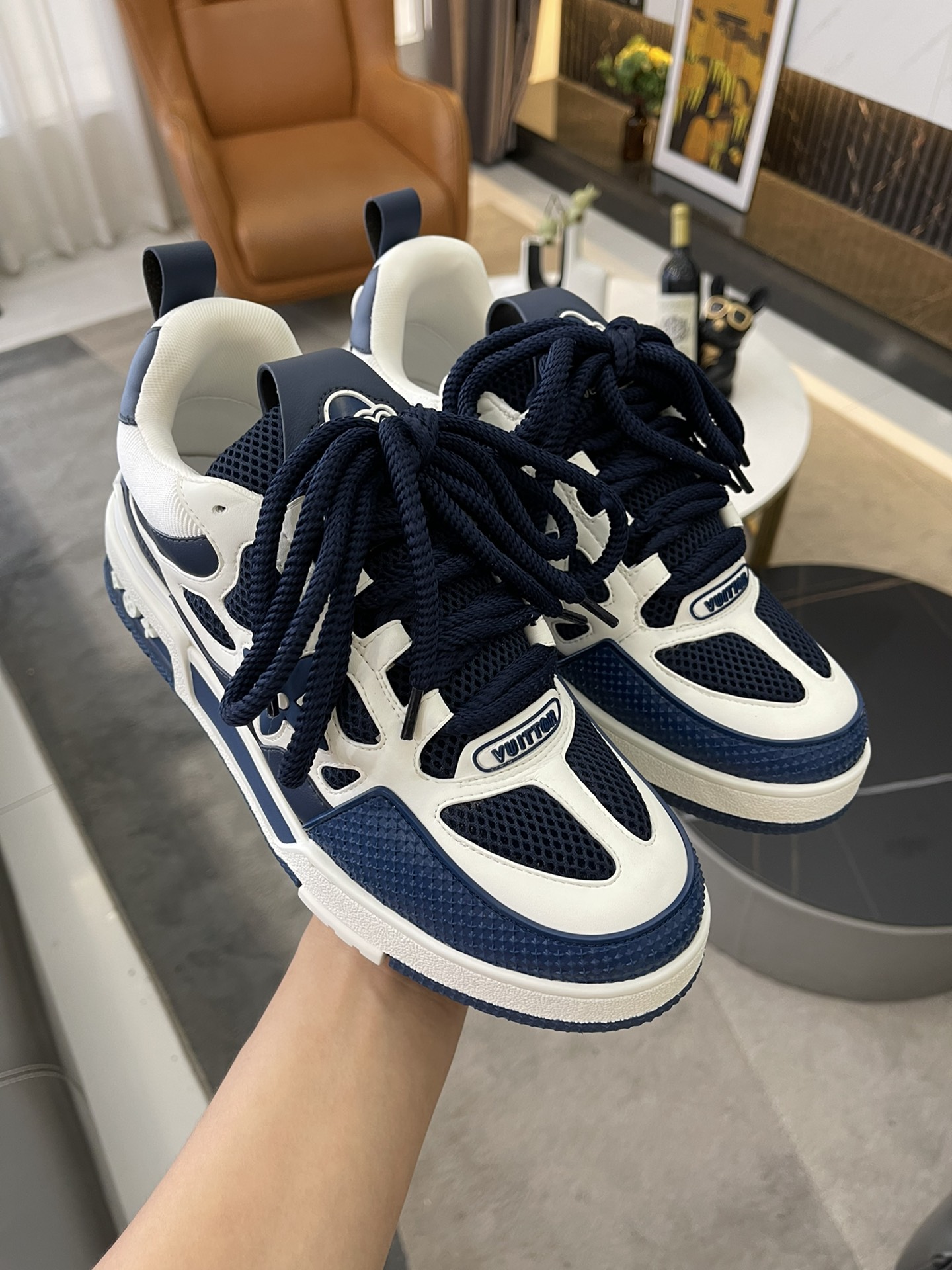 Men Women L*ouis V*uitton Top Sneakers