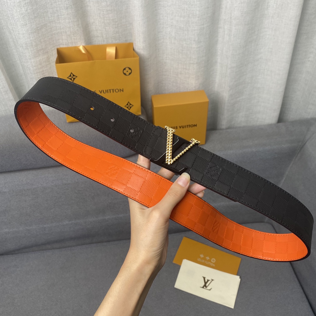 L*ouis V*uitton Belts Top Version 4.0cm