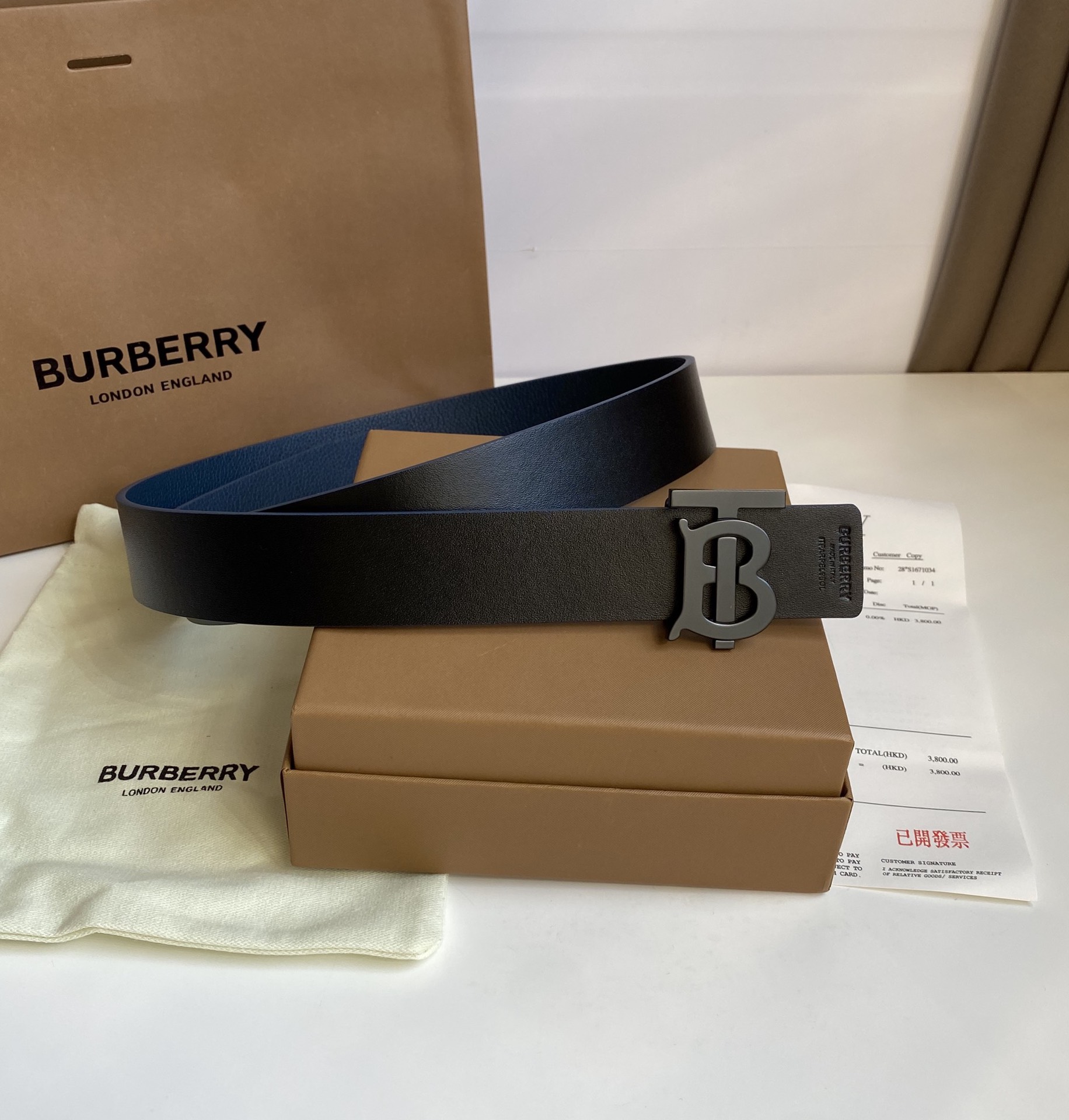 B*urberrry Belts Top Quality 35MM