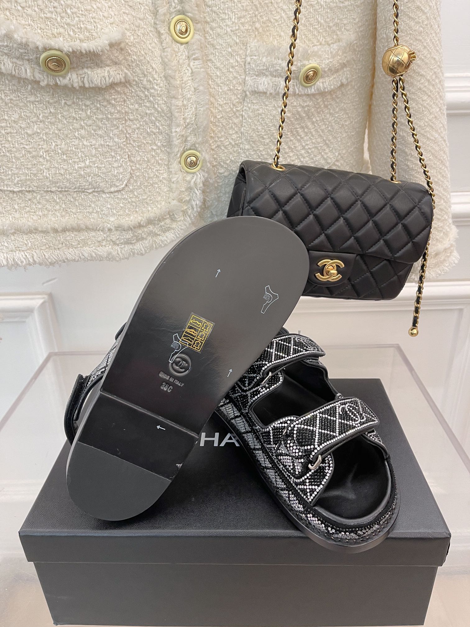 Women C*hanel Top Sandals