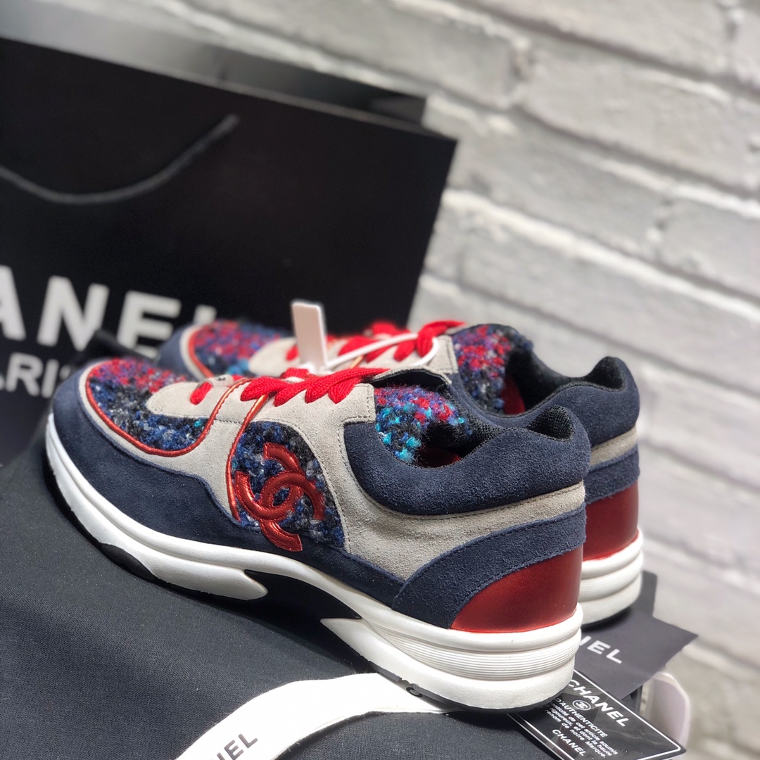 Men Women C*hanel Top Sneaker
