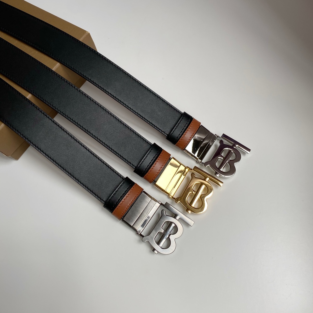 B*urberrry Belts Top Quality 35mm