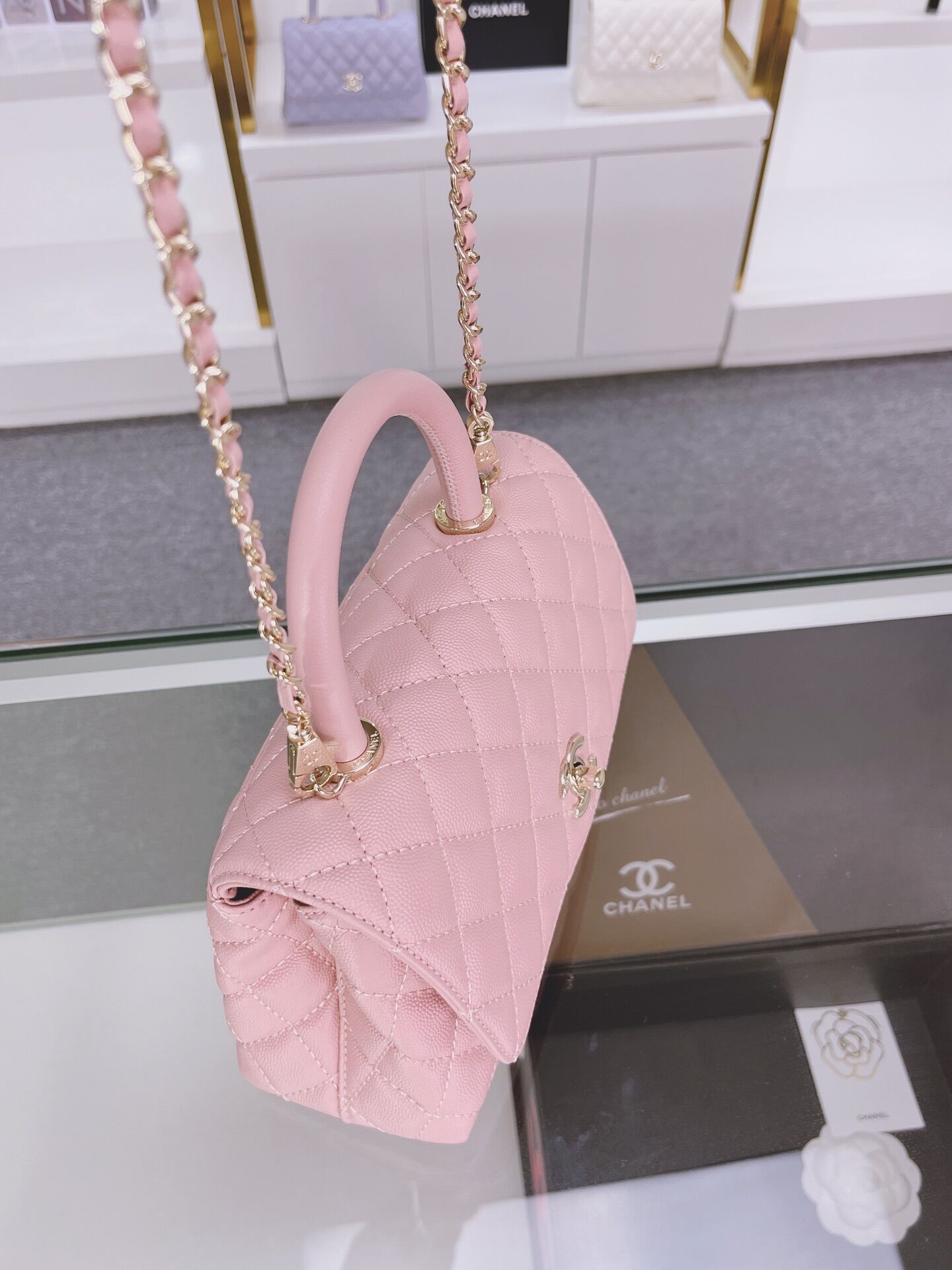 C*hanel Top Bag 14*24*10CM