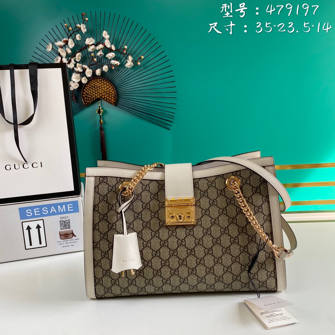 G*ucci Bag Top Quality 35*23.5*14cm