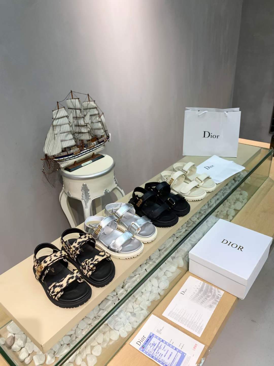 Women D*ior Top Sandals