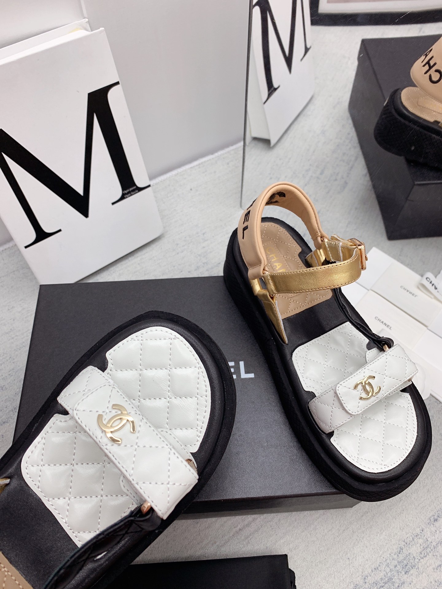 Women C*hanel Top Sandals