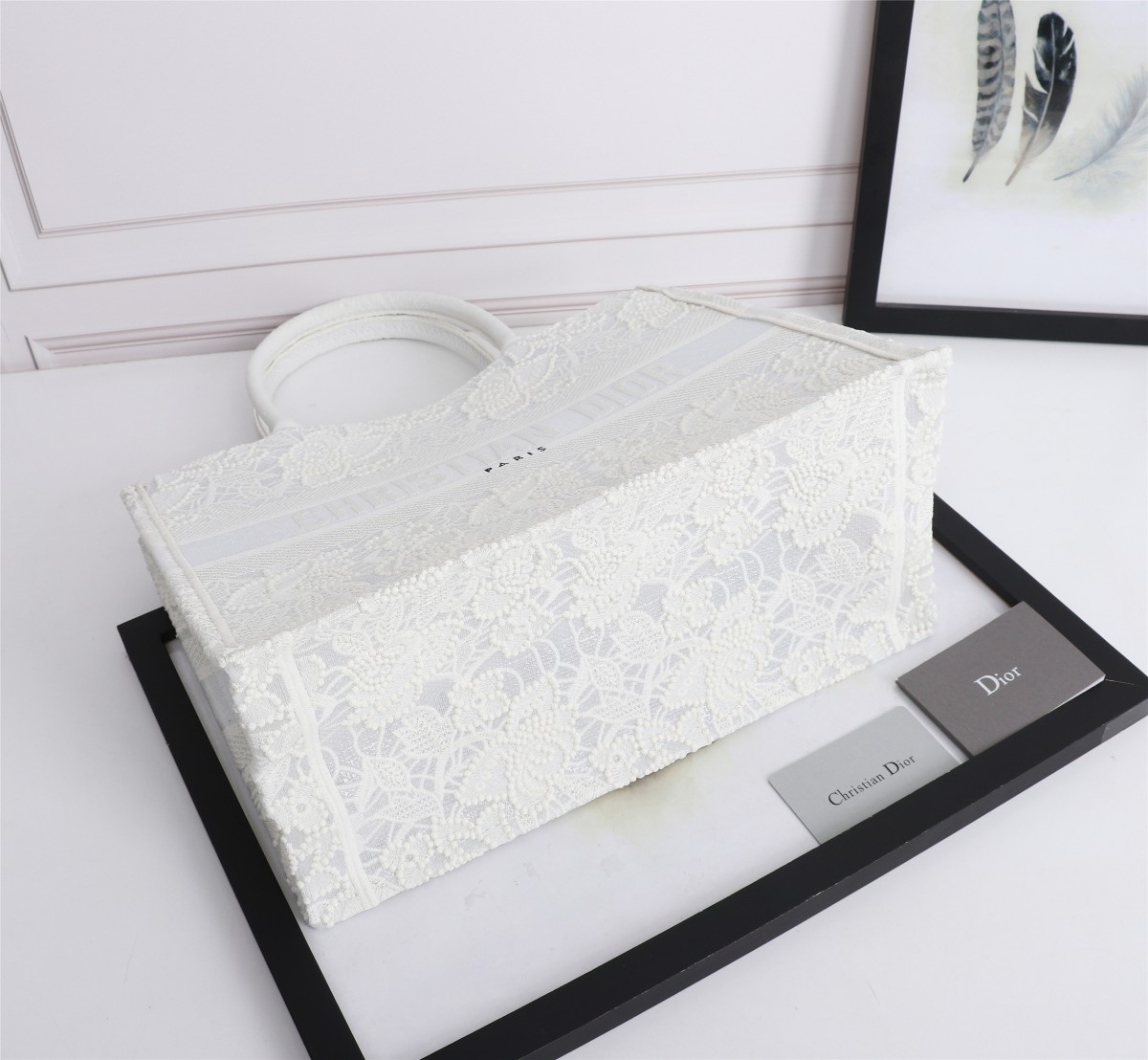 D*ior Top Bag 36*18*28CM