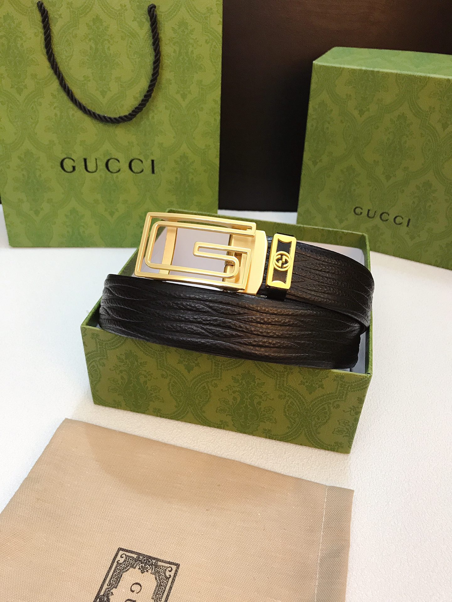 G*ucci Belts Top Quality 35MM