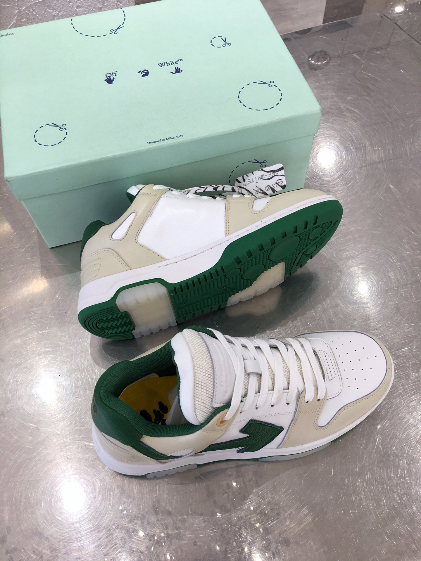 Men Women Off White Sneaker