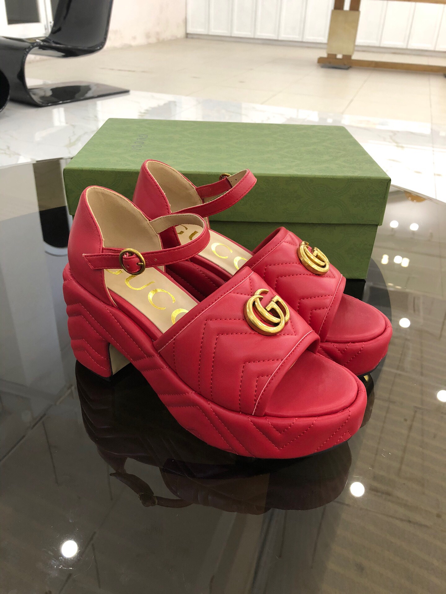 Women G*ucci Top Sandals