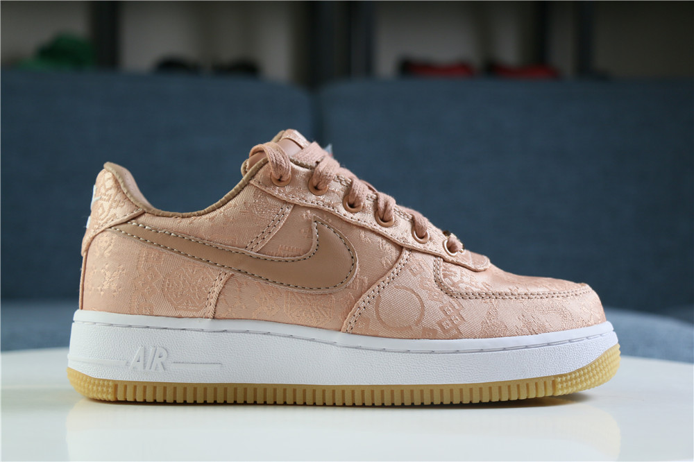 from CLOT X Nike Air Force 1 Low “Rose Gold”