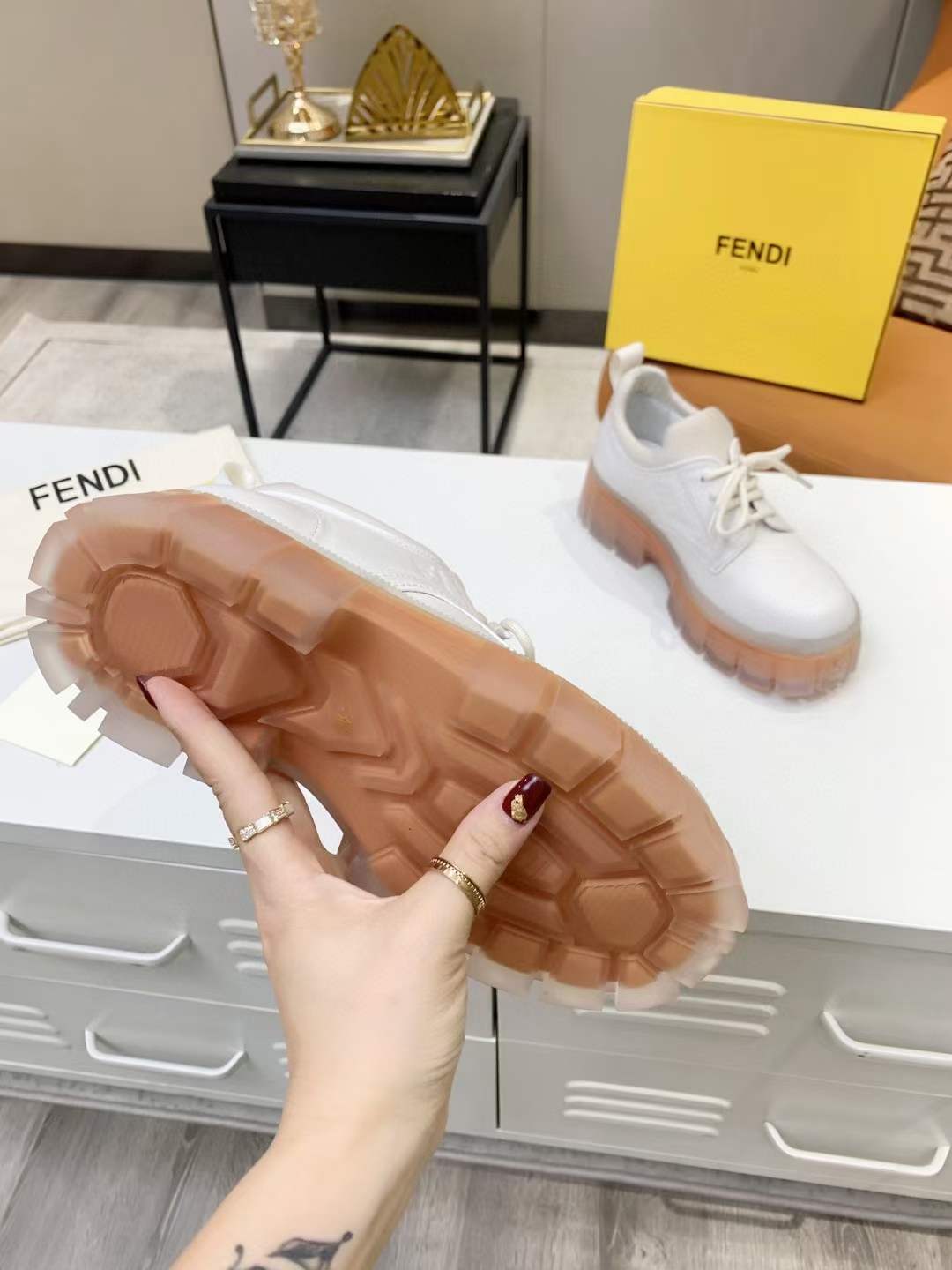 Women F*endi Top Sneakers