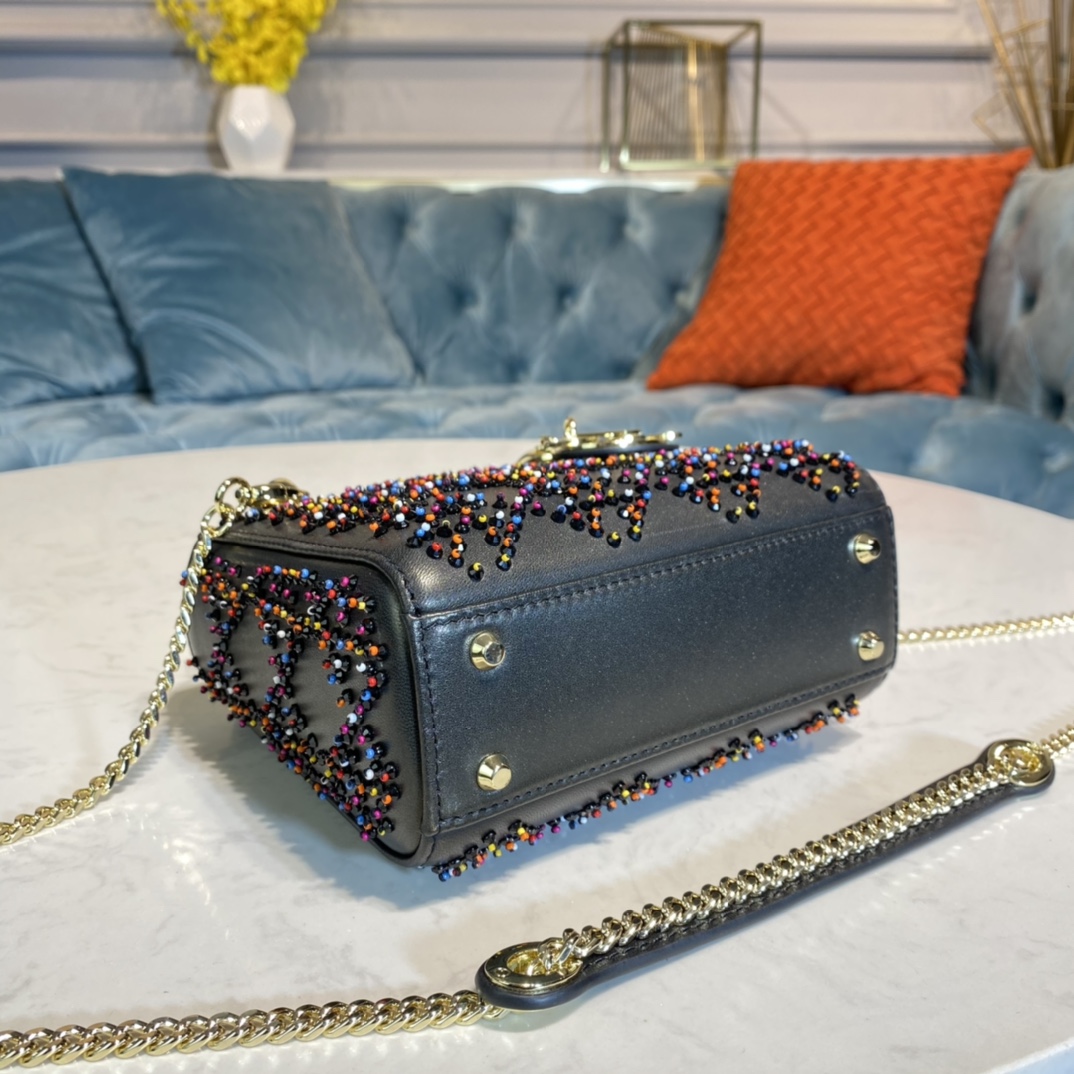 D*ior Bag Top Quality 17*7*14CM