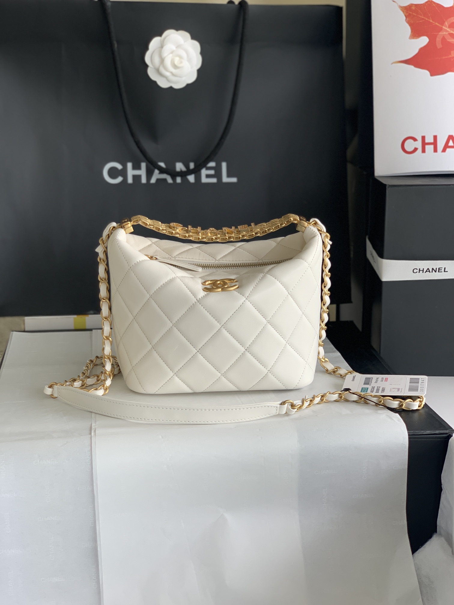 C*hanel Top Bag 18*21*12CM