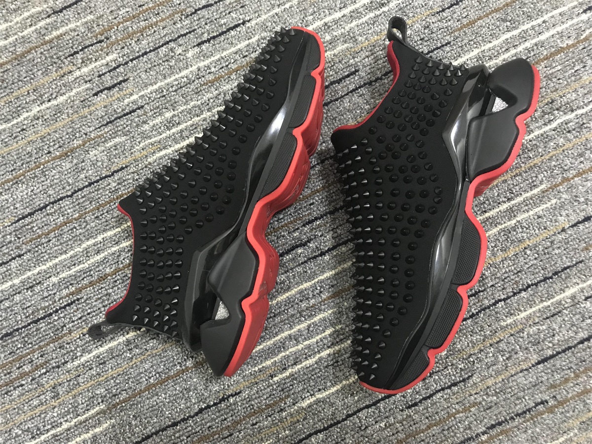 C*ristian L*uboutin Red Runner Sneaker