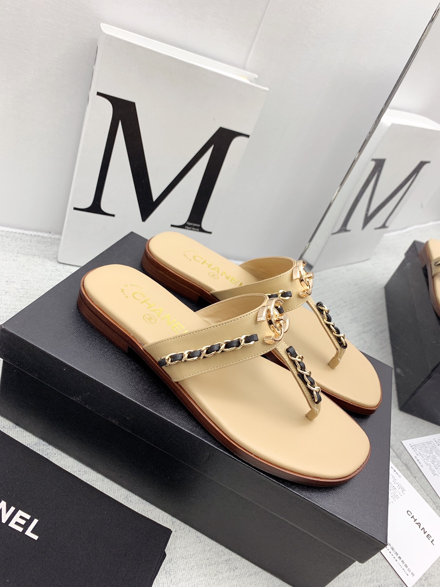 Women C*hanel Top Sandals