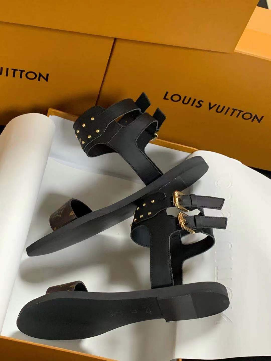 Women L*ouis V*uitton Top Slippers