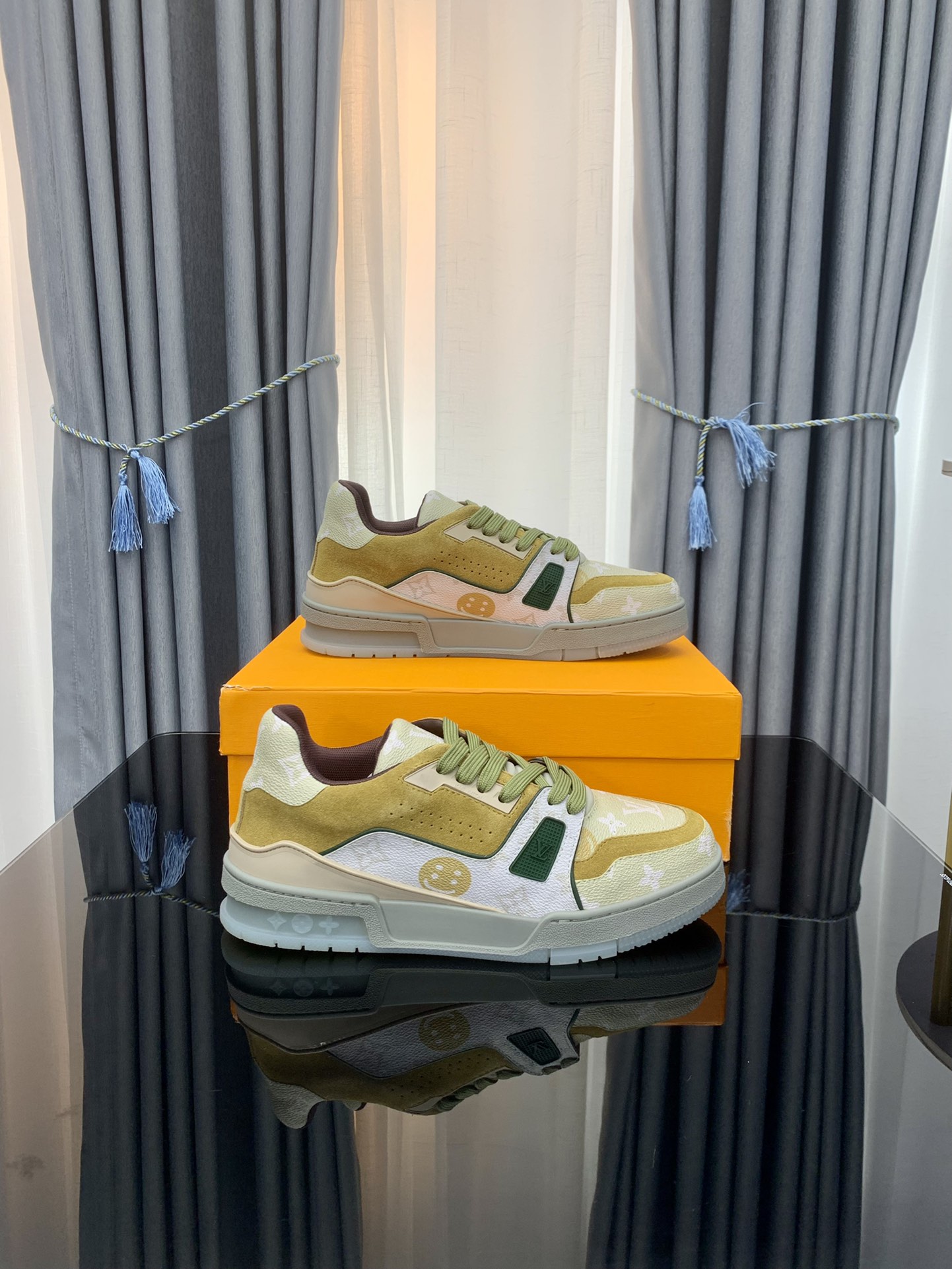 Men Women L*ouis V*uitton Top Sneakers