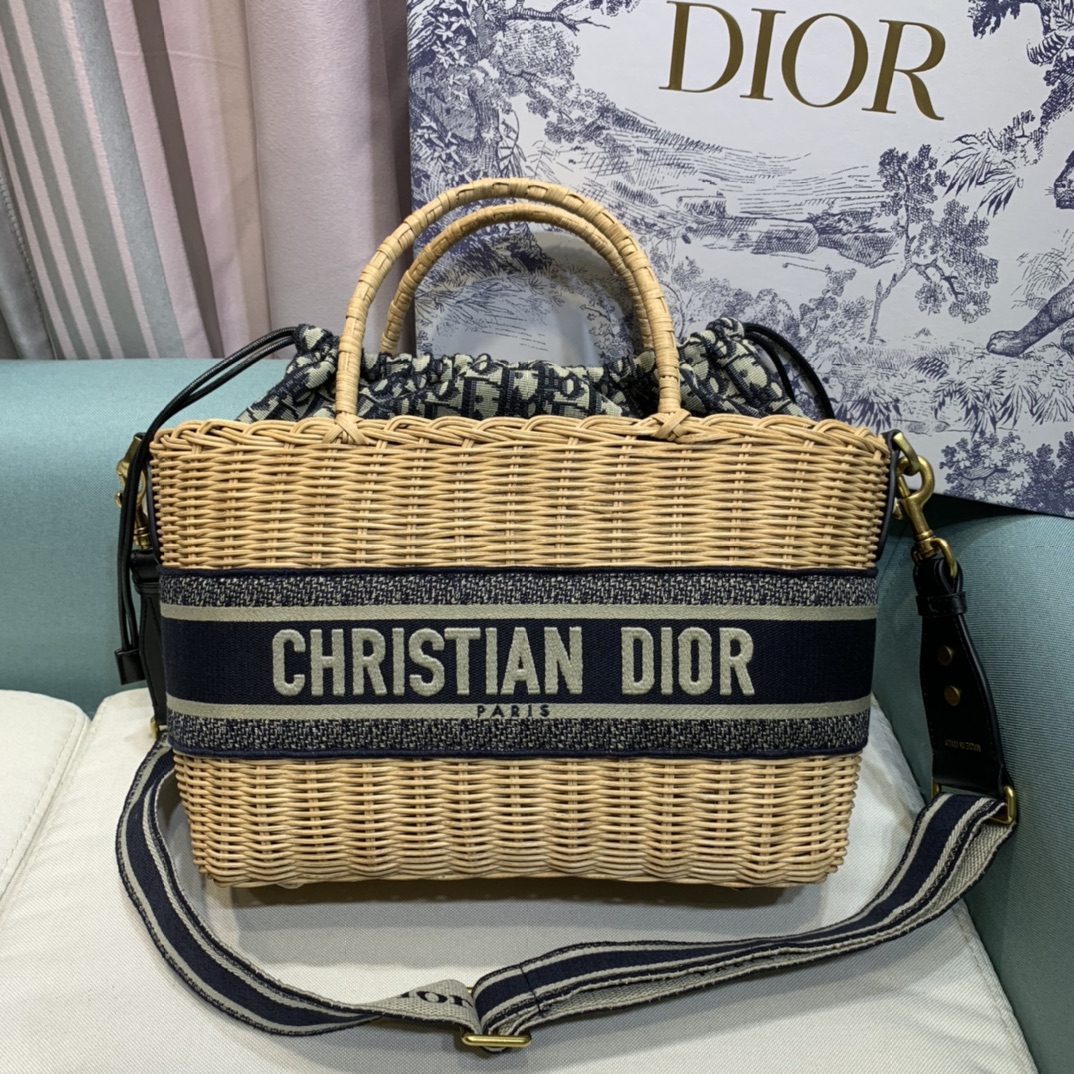 D*ior Top Bag 37*21*12cm