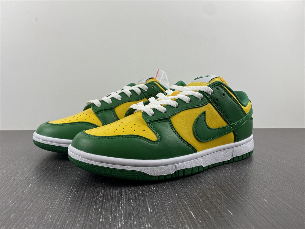 from Nike Dunk SB Low SP Brazil CU1727-700