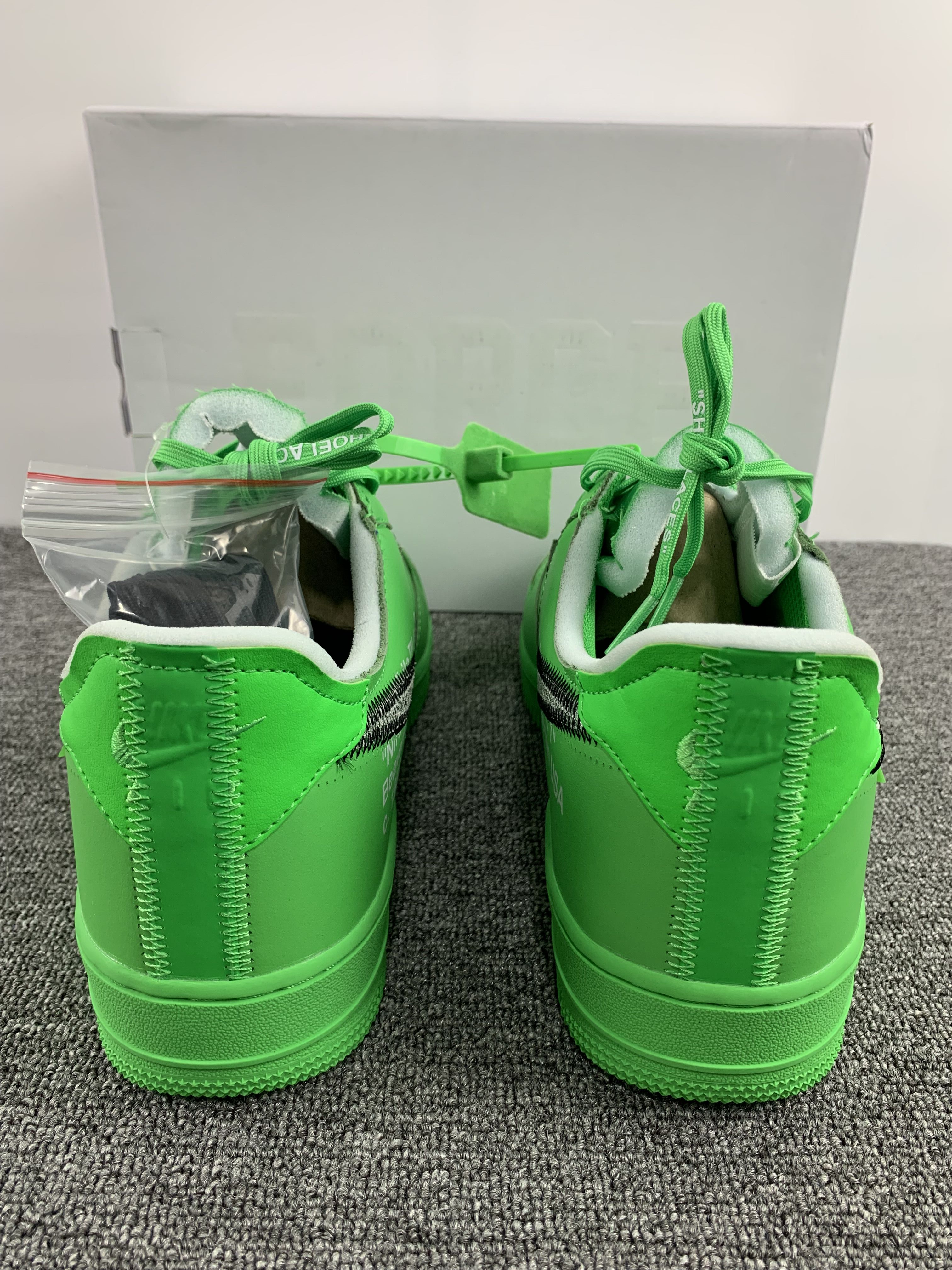 from off-white &nike air force 1 low grreen