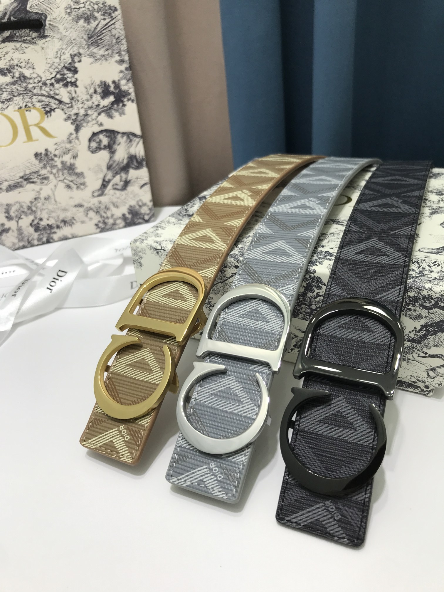 D*ior Belts Top Quality 35MM