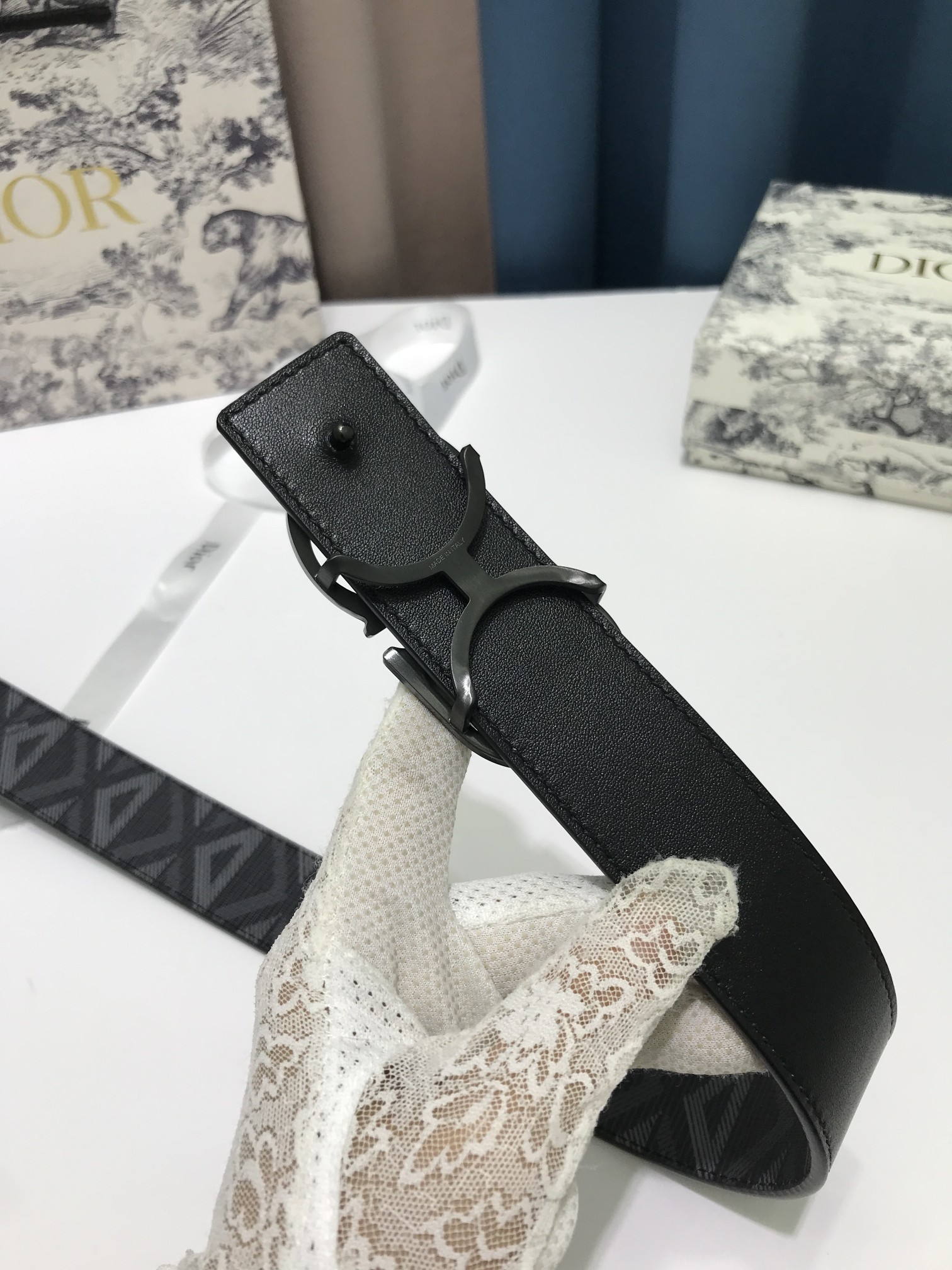 D*ior Belts Top Quality 35MM