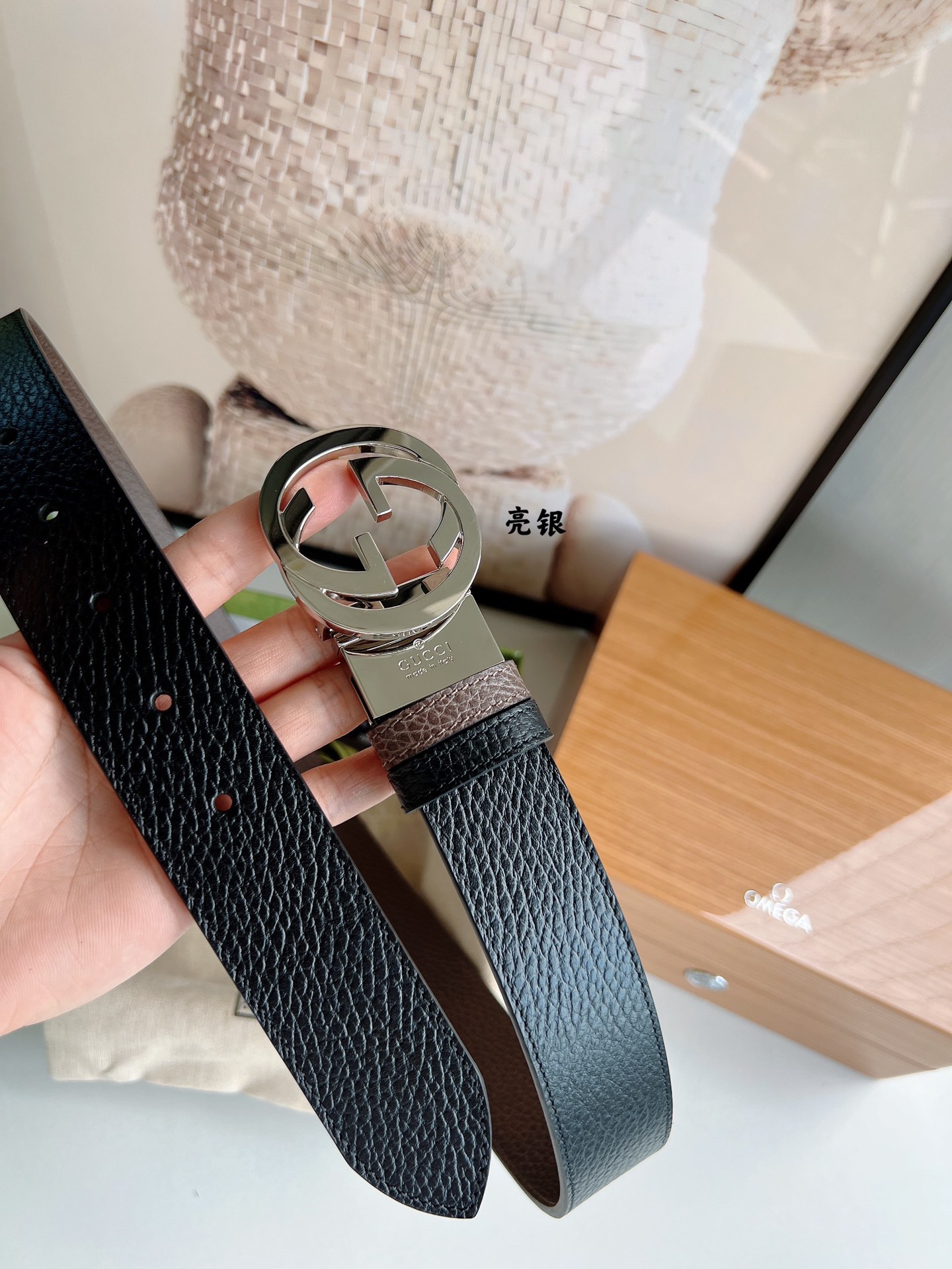 G*ucci Belts Top Quality 37MM