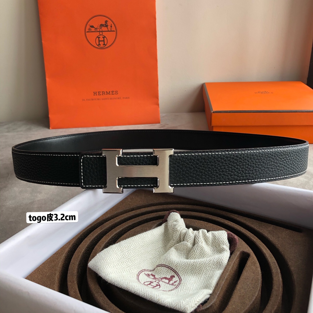 H*ermes Belts Top Quality 32MM