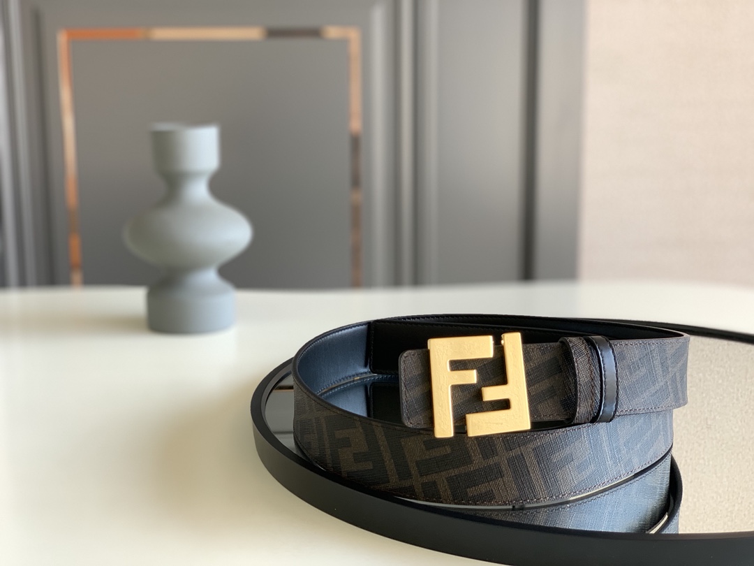 F*endi Belts Top Quality 35MM