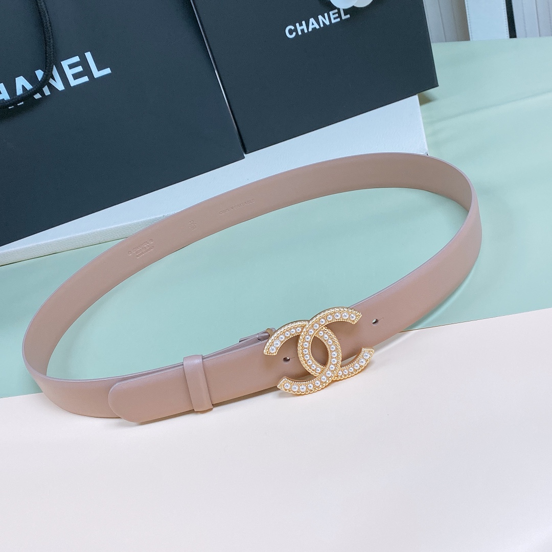 C*hanel Belts Top Quality 30MM