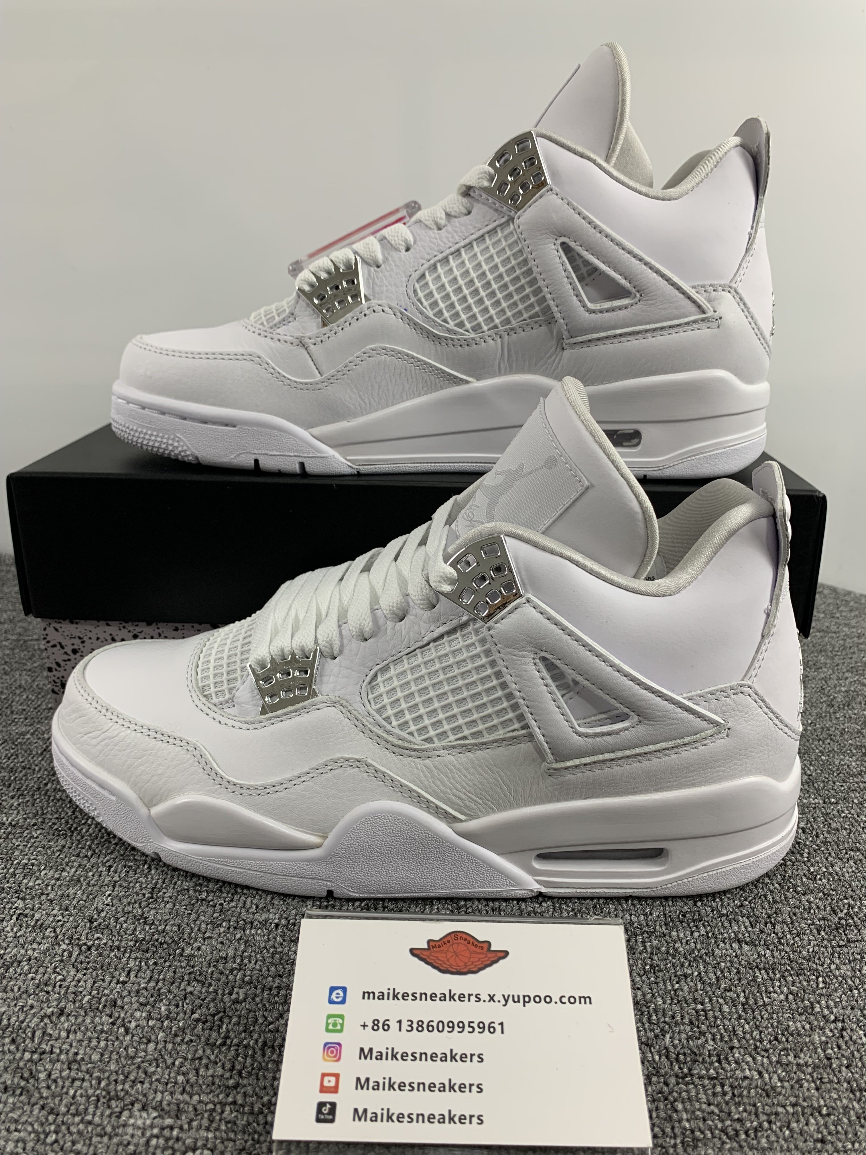 Air Jordan AJ4 βTech White β