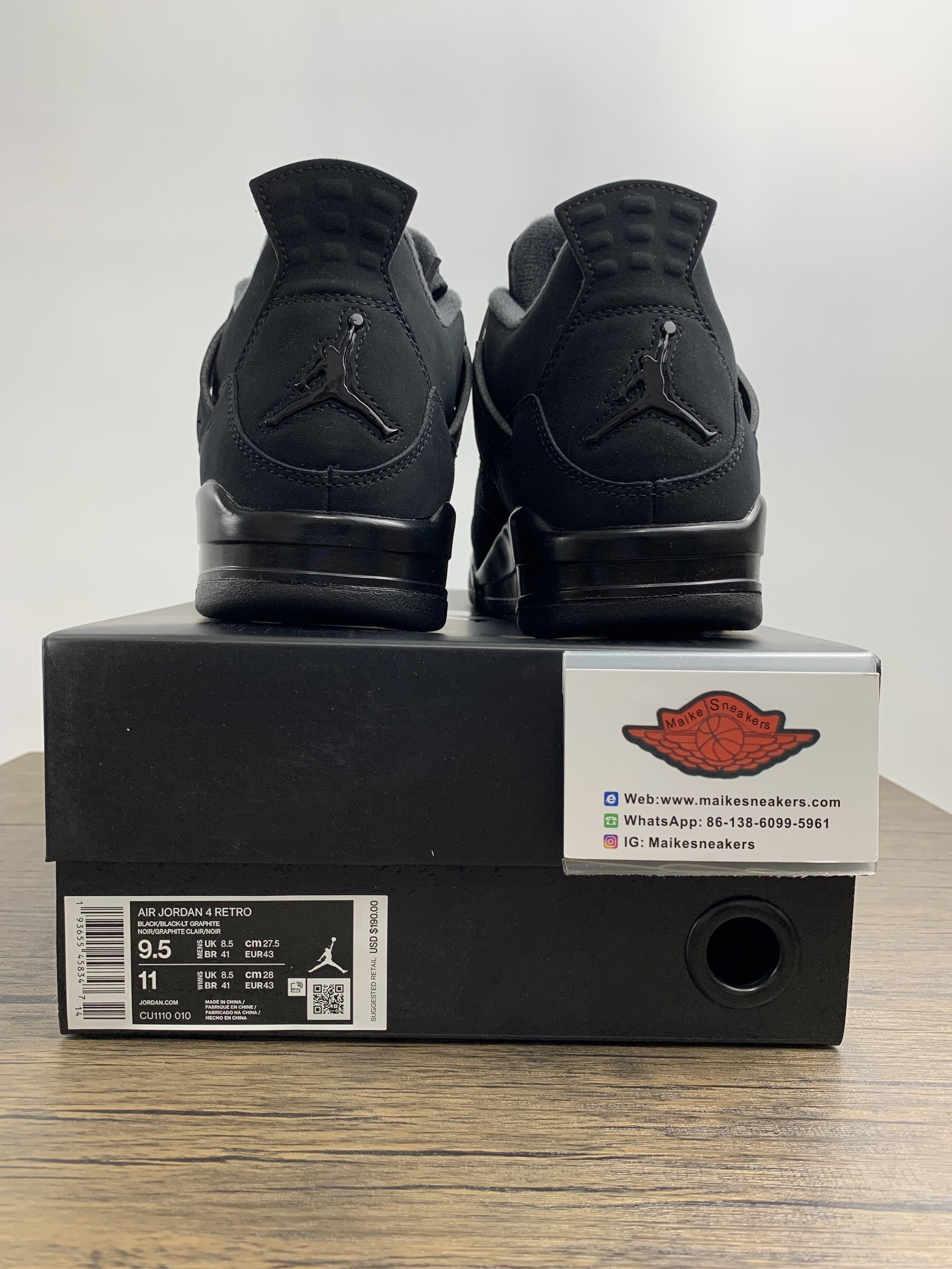 Air Jordan AJ4 Black