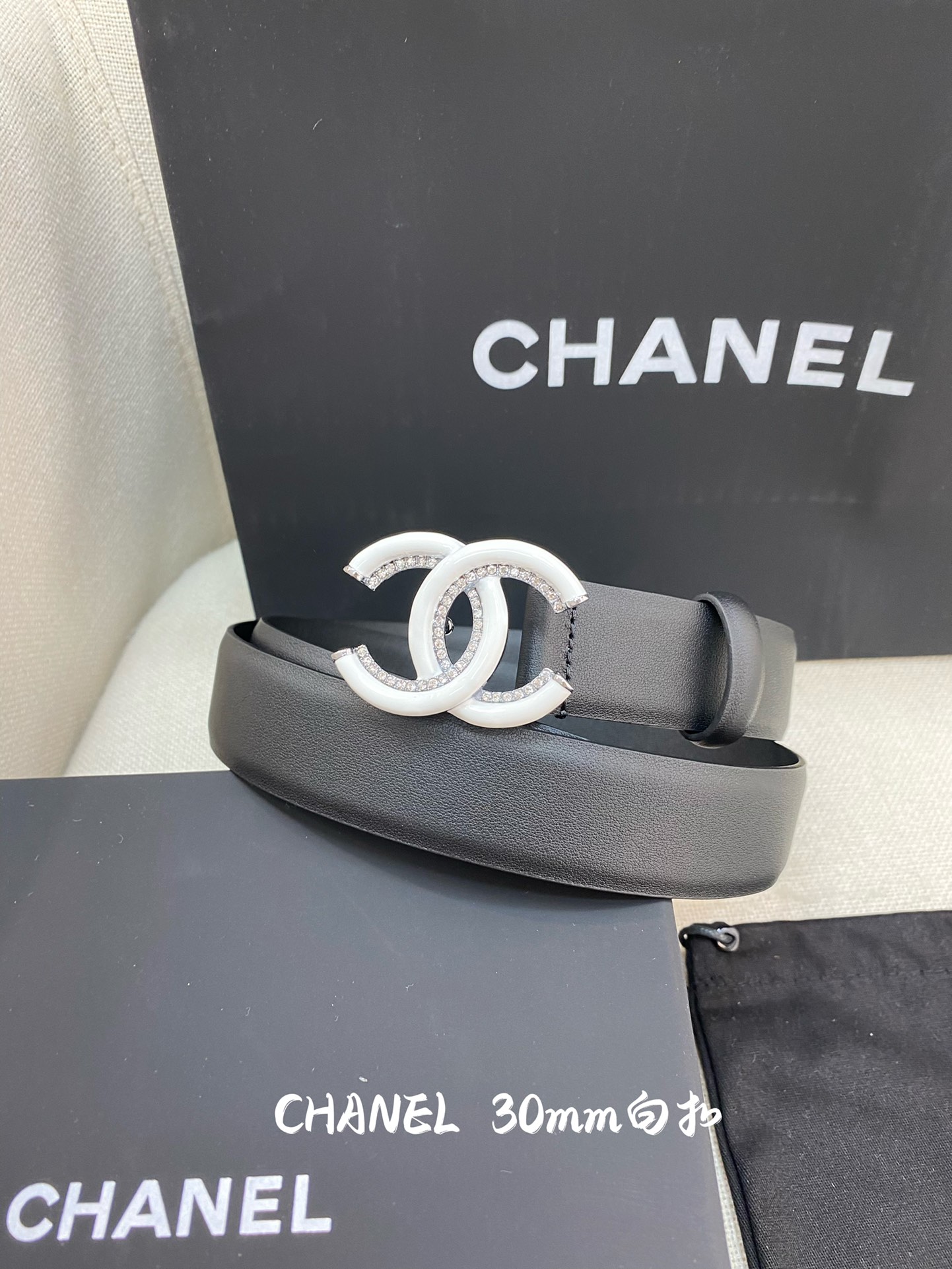 C*hanel Belts Top Quality 30MM