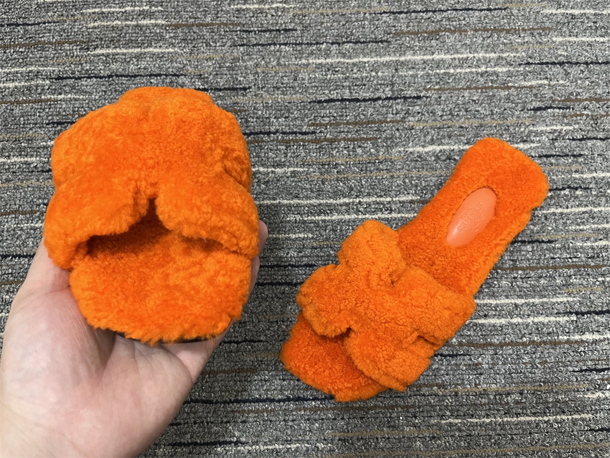 Women H*ermes Top slippers