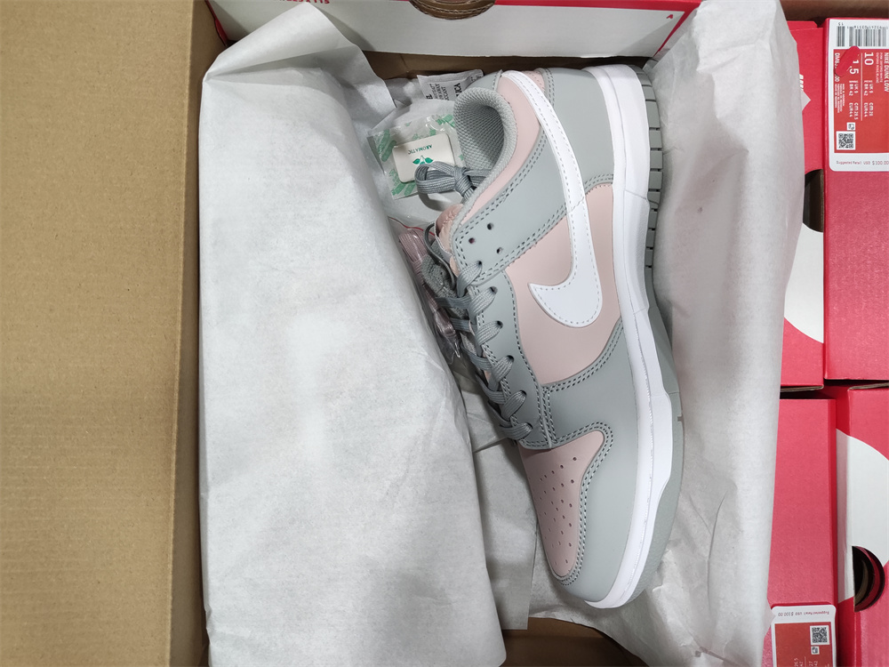 from SB Dunk Low Pink/Grey DM8329-600