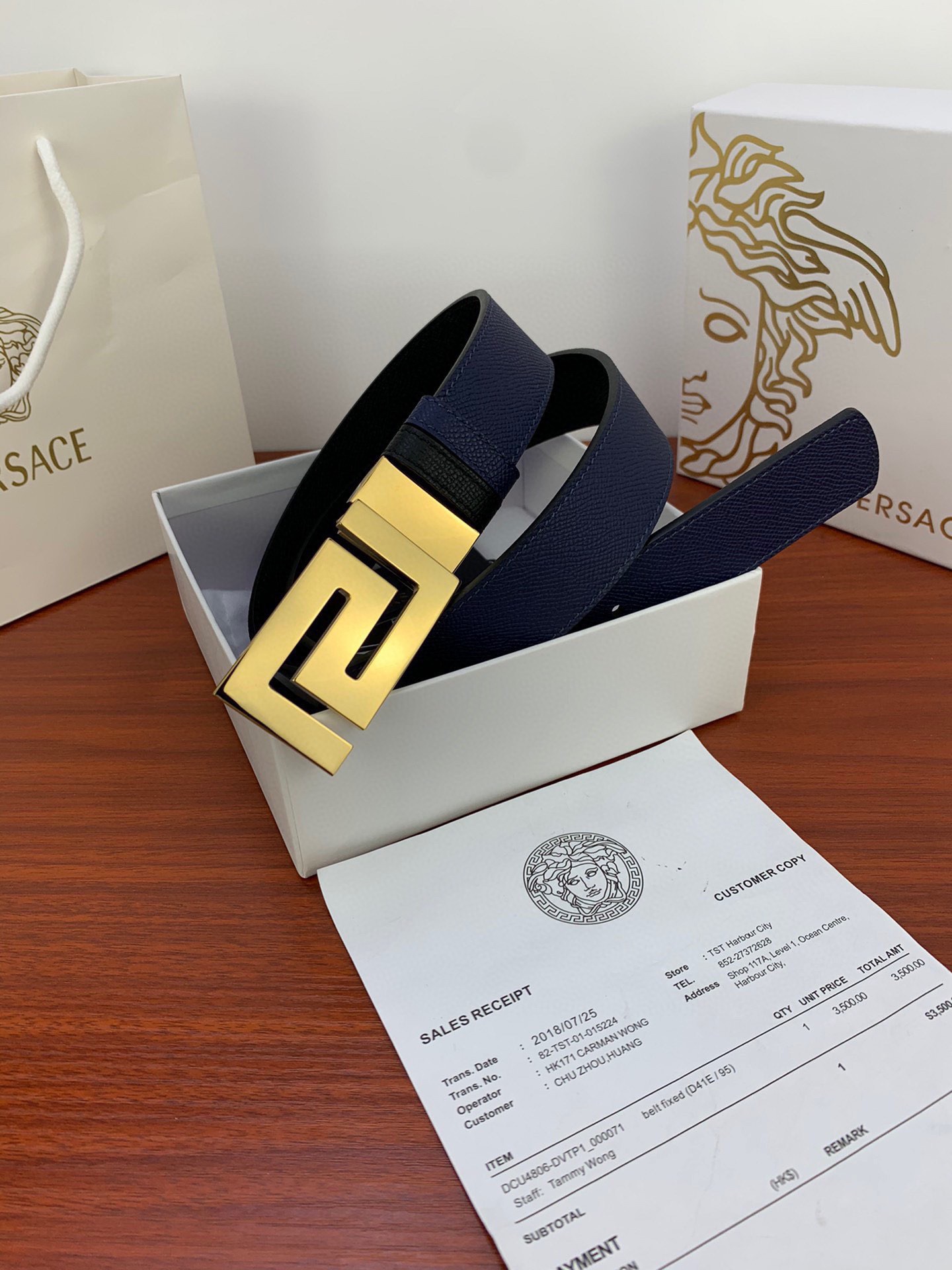 V*ersace Belts Top Quality 35MM