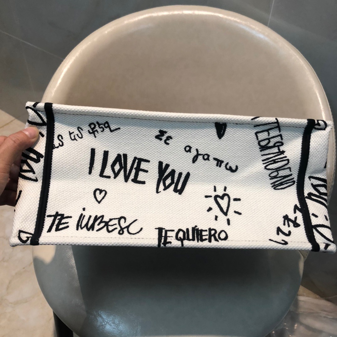 christian d*ior book tote Lady handbag Top Quality 36.5*28*17.5CM 41.5*35*18CM