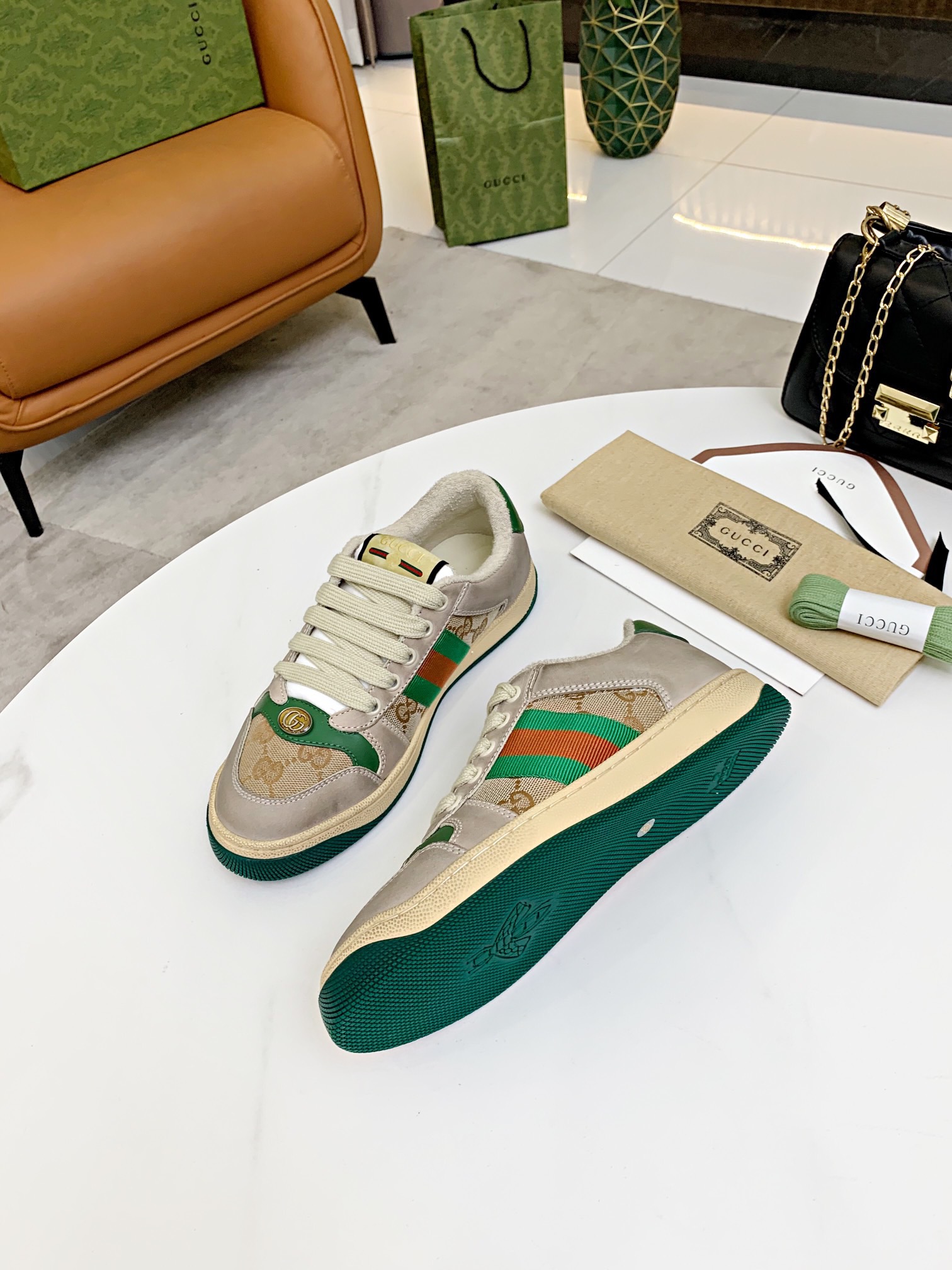 Men Women G*ucci Top Sneaker