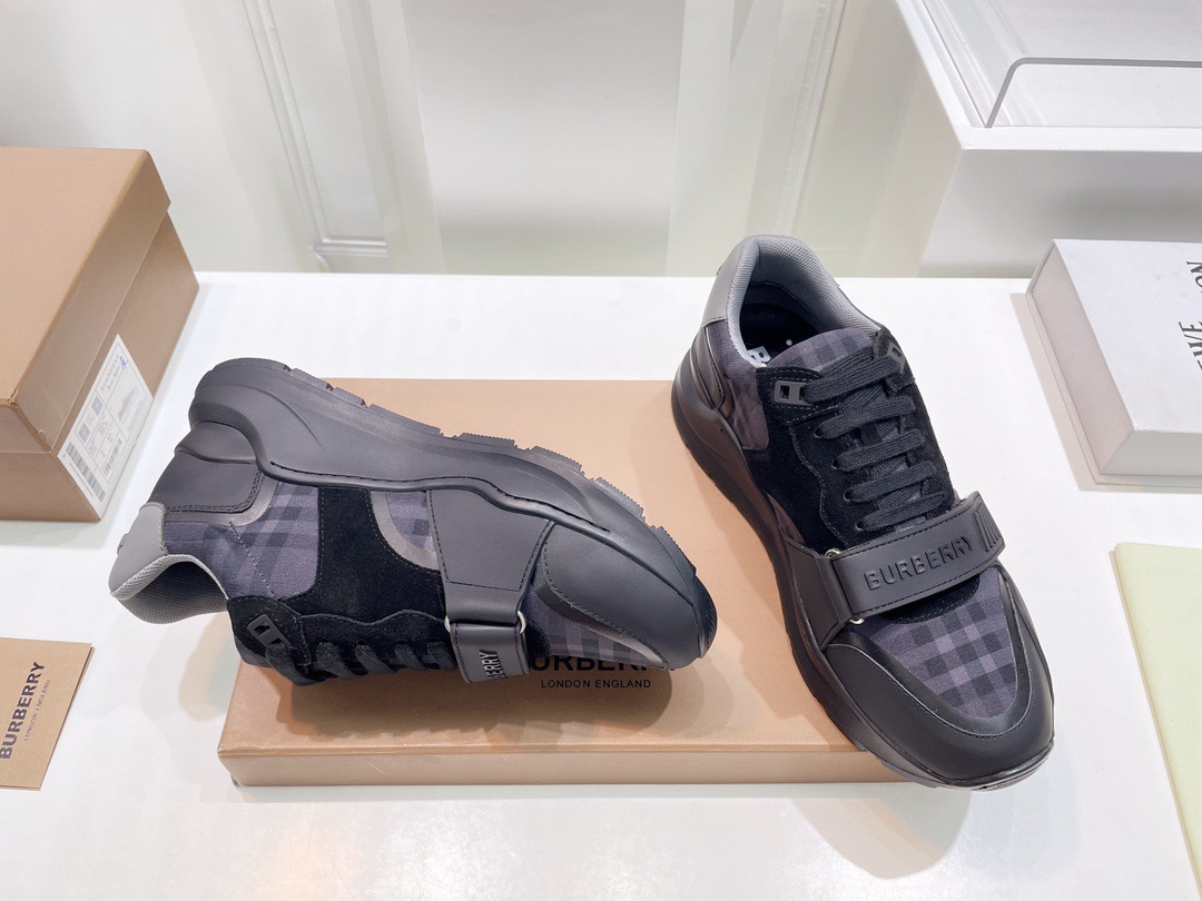 Men Women B*urberry Top Sneakers