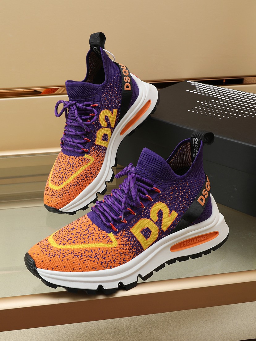 Men Women D*SQUARED2 match Top Sneaker