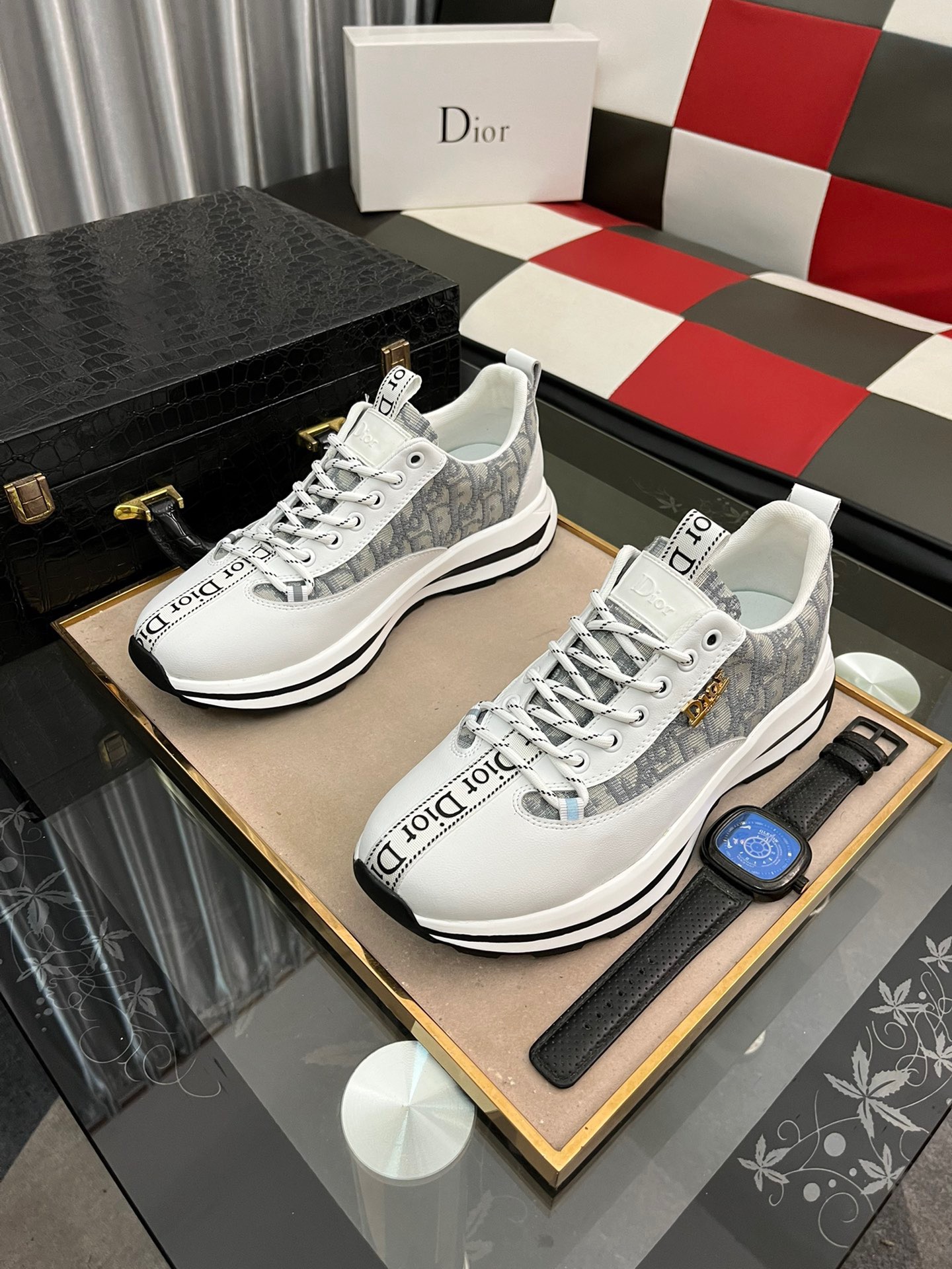 Men D*ior b30 Top Sneaker