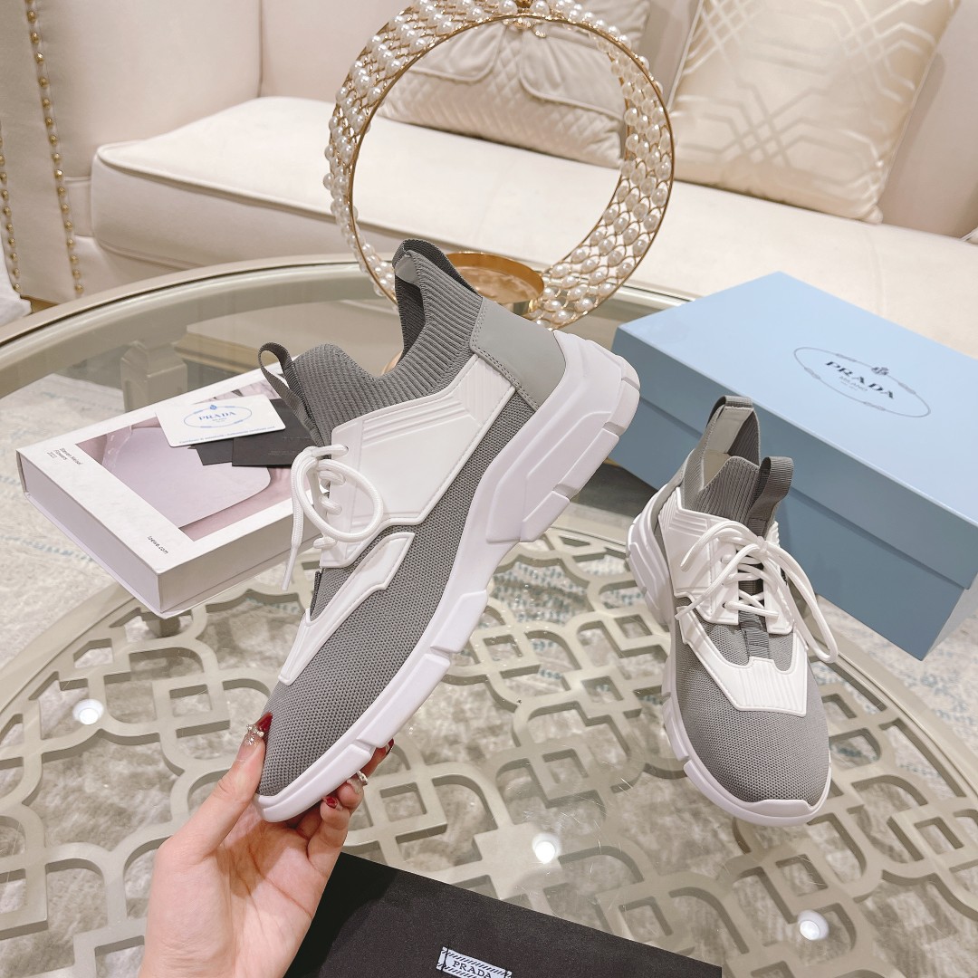 Men Women P*rada Top Sneaker