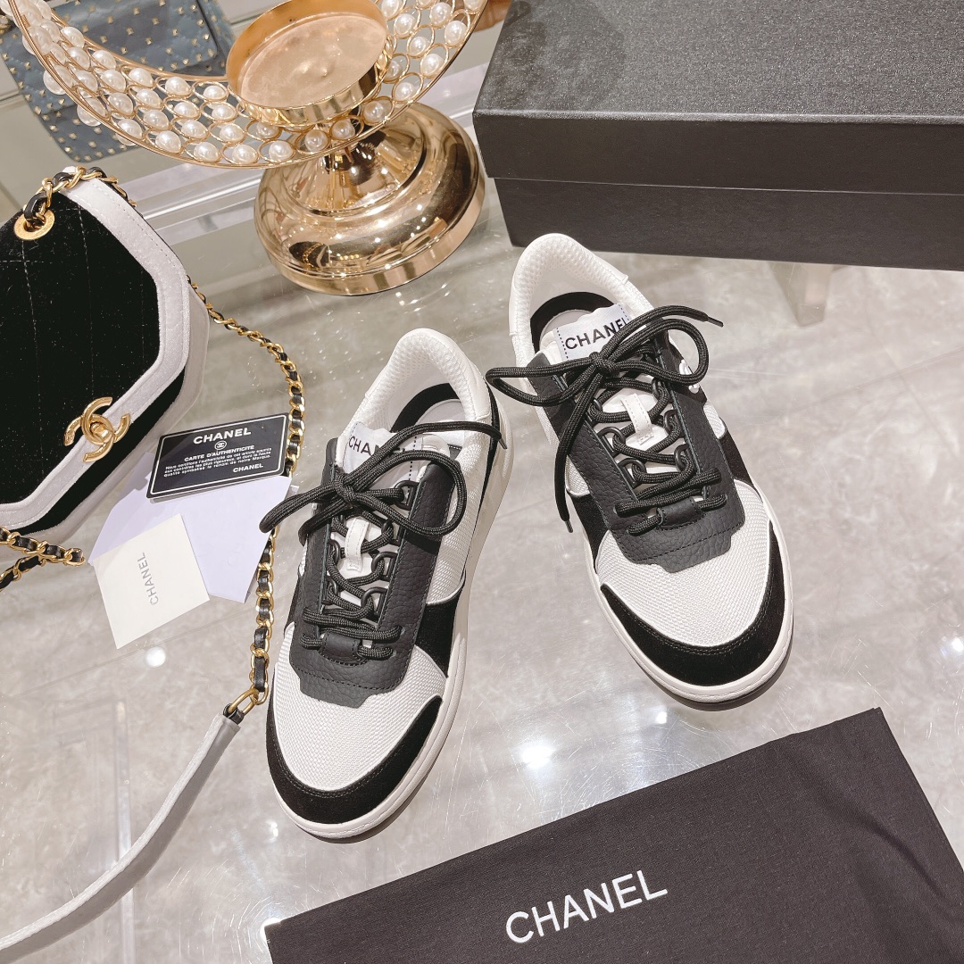 Women C*hanel Top Sneaker